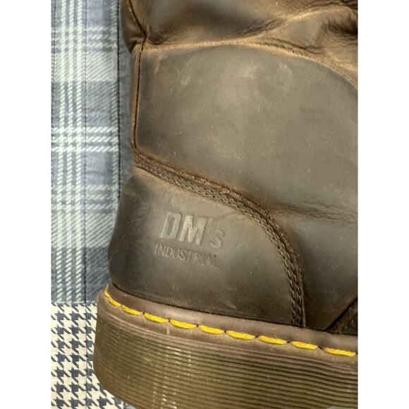 Leather Dr Martens‎ Industrial Boots Slip Resistant Mens Size 14 - Picture 6 of 9